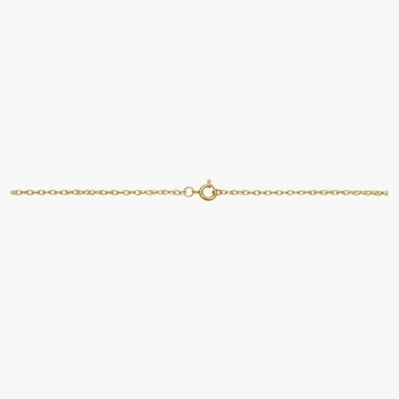 Real solid 14k gold rope chain necklace, 1mm - Picture 6 of 8